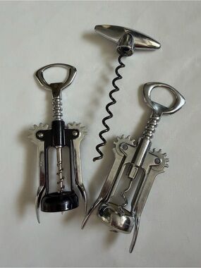 Winged Corkscrew Bottle Opener set